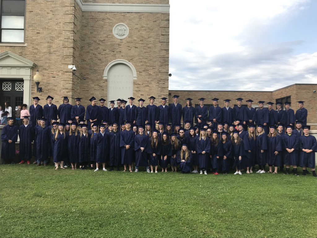 wkierst's tweet photo. Whitman Class of 2018’s stop at Gorham Elementary school! #PR1DEinthePaw @educating4tmrw https://t.co/ZK3M694nJK