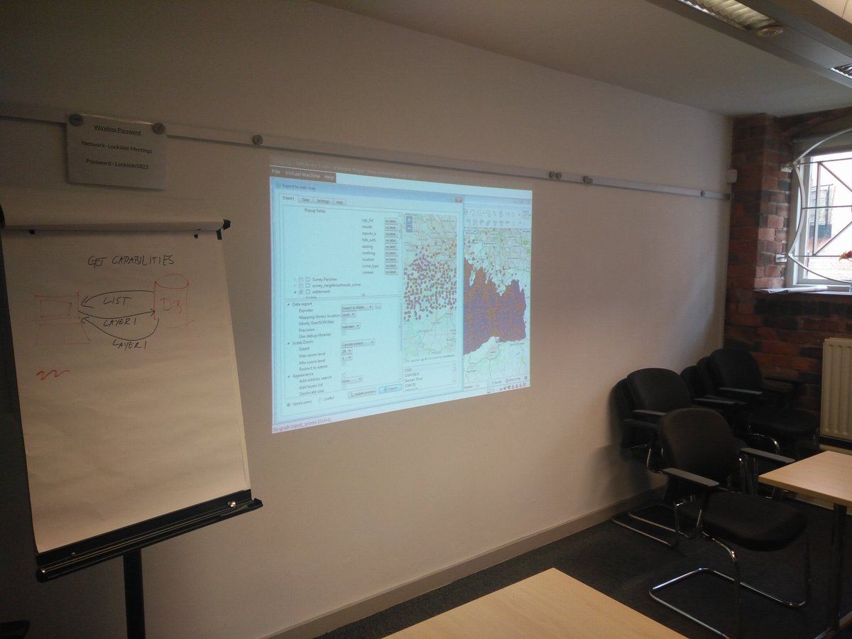 antscott's tweet image. #qgis training on the excellent #qgis2web inter alia for @astuntech in Birmingham this month, thanks to @groundworkuk for the nice facilities too