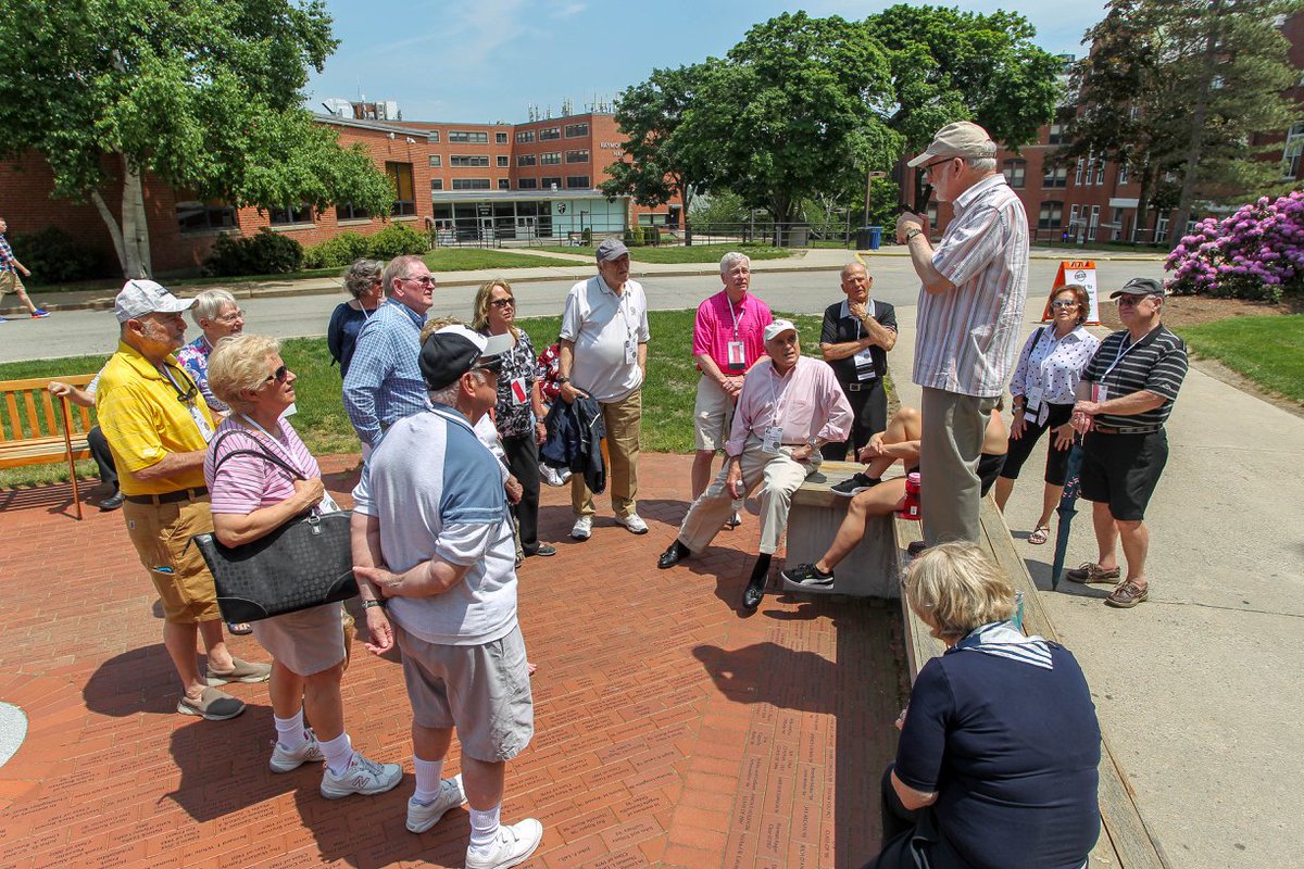 PC_Alumni's tweet photo. Alumni had a chance to tour the campus transformation at @providencecol during #PCReunion2018. Check out more photos from Reunion Weekend at https://t.co/Pml40o8mMe. https://t.co/8nU5aem2LE