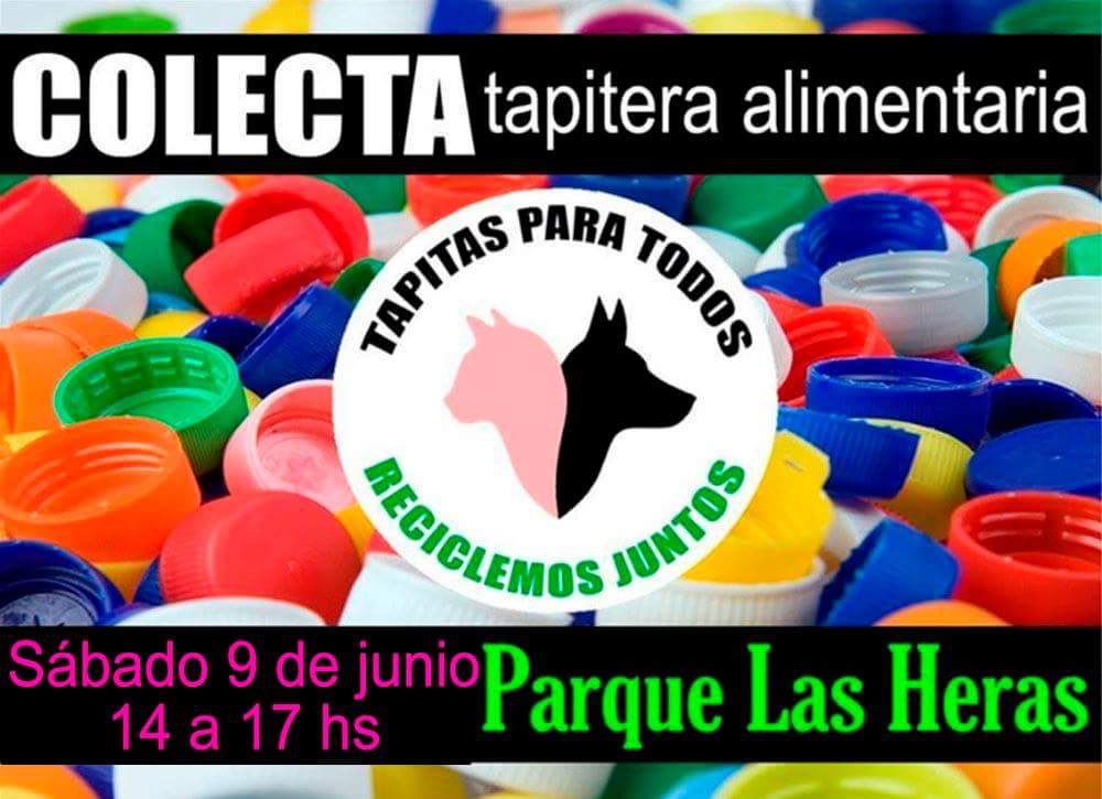 Este #Sabado <a href="/TapitasParaTodo/">TapitasParaTodos</a> organiza una colecta en #ParqueLasHeras. Sumate!