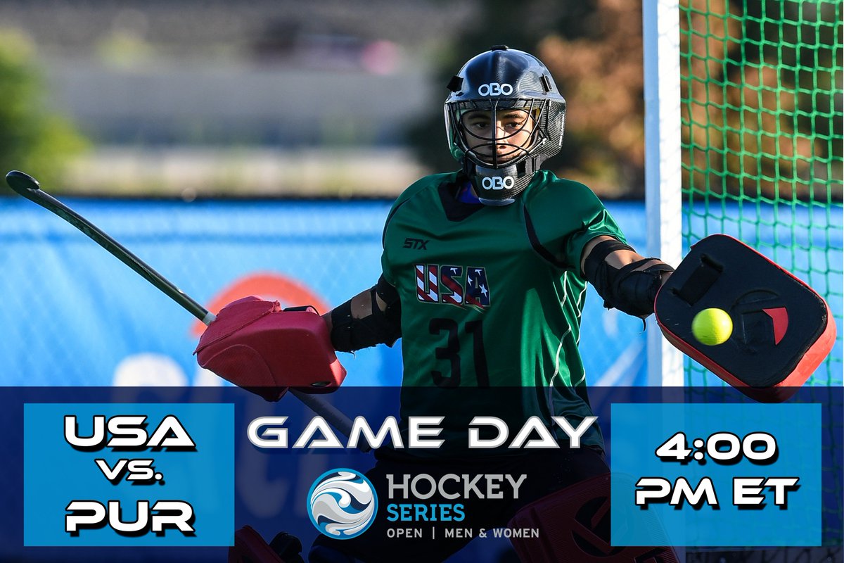 GAME DAY! #HockeySeries2018
🏑: 🇺🇸 v 🇵🇷
🕡: 4 PM ET
📍: Salamanca, Mexico
Stay tuned for live updates!
