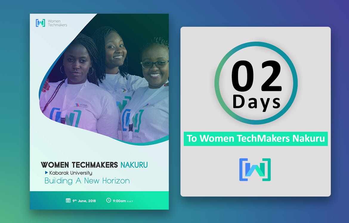 NyagakaSalma's tweet photo. two days to go😃😃 !!!  @matundaphilip 
#GDGKabarak @gdg @GDGEgerton @WTMNairobi @WTM_Kabarak @WTMNyeri https://t.co/347LxhSjD6