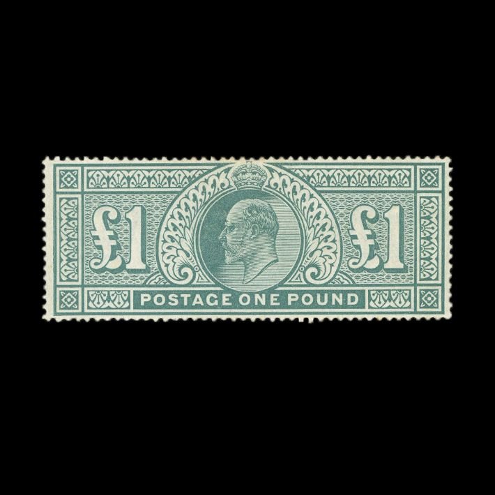 UPAstamps's tweet photo. New addition to Top-Up Twenty today. Great Britain - KEVII
DLR £1 dull blue-green, exceptionally fine example, well-centred, superb colour, fresh delightful full original gum.... https://t.co/OkHj6zWhLN #Philately #UPA #TopUpTwenty https://t.co/cuy8KWhqWZ