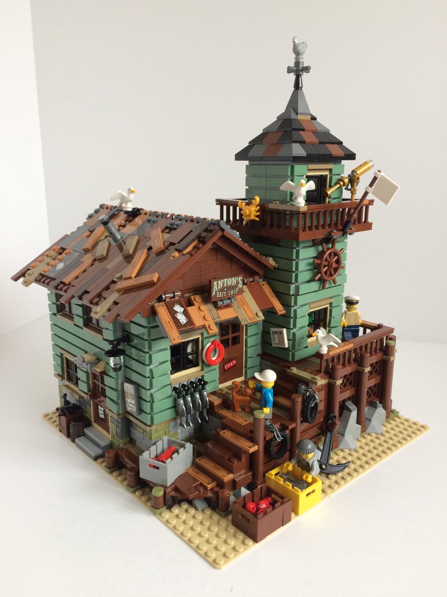 old fishing store lego set