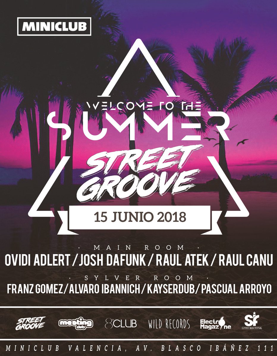 Viernes 15 de Junio vuelve Street Groove a <a href="/MiniclubVlc/">MINICLUB (VLC)</a> 💣💣💣 #welcometothesummer #streetgroove #miniclub #15junio