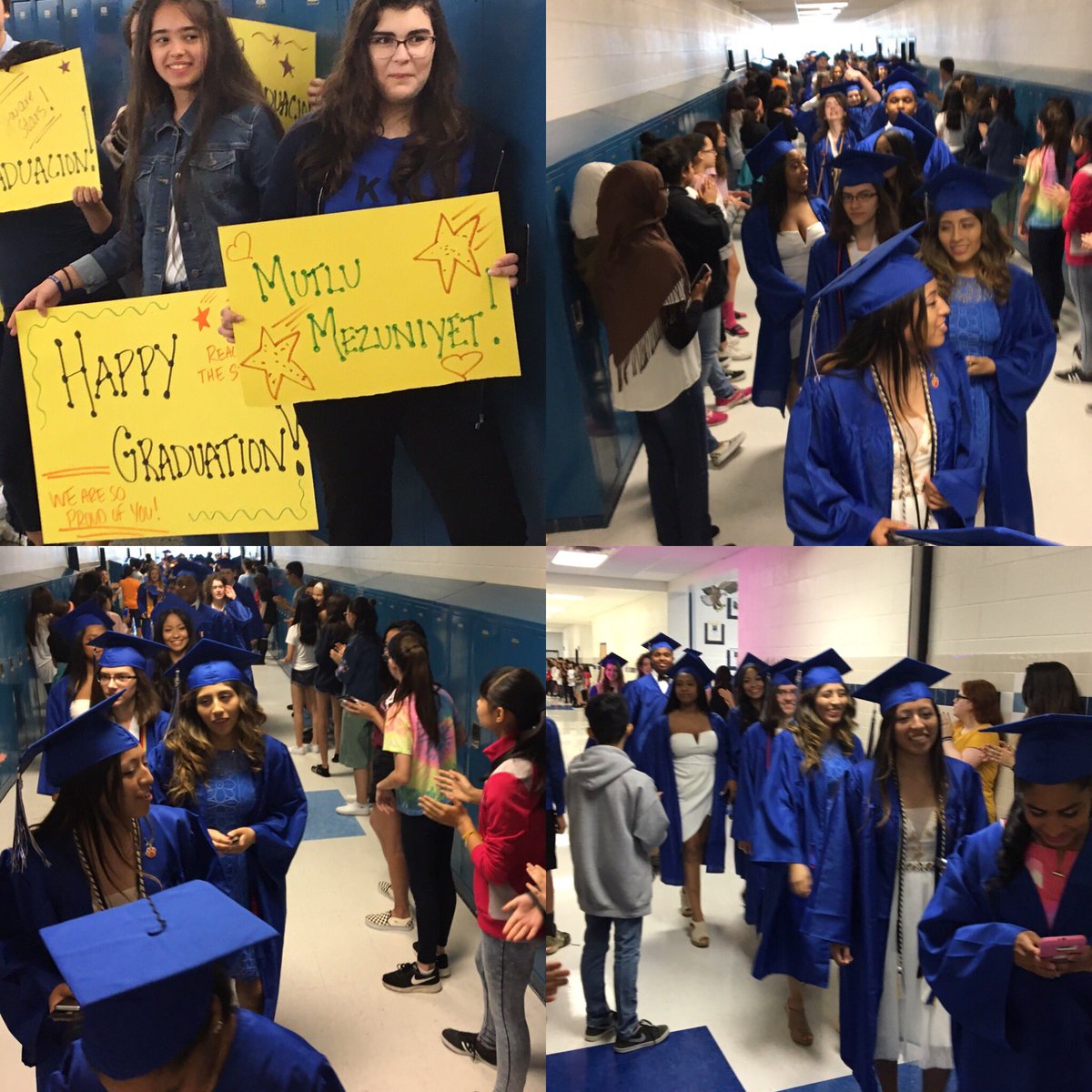 Thank you @Lanier_MS for giving such a great welcome to  <a href="/FHSRebels2018/">FHS Class Of 2018</a> and celebrating our senior walk with us! #fhsproud #fcpsgrad18