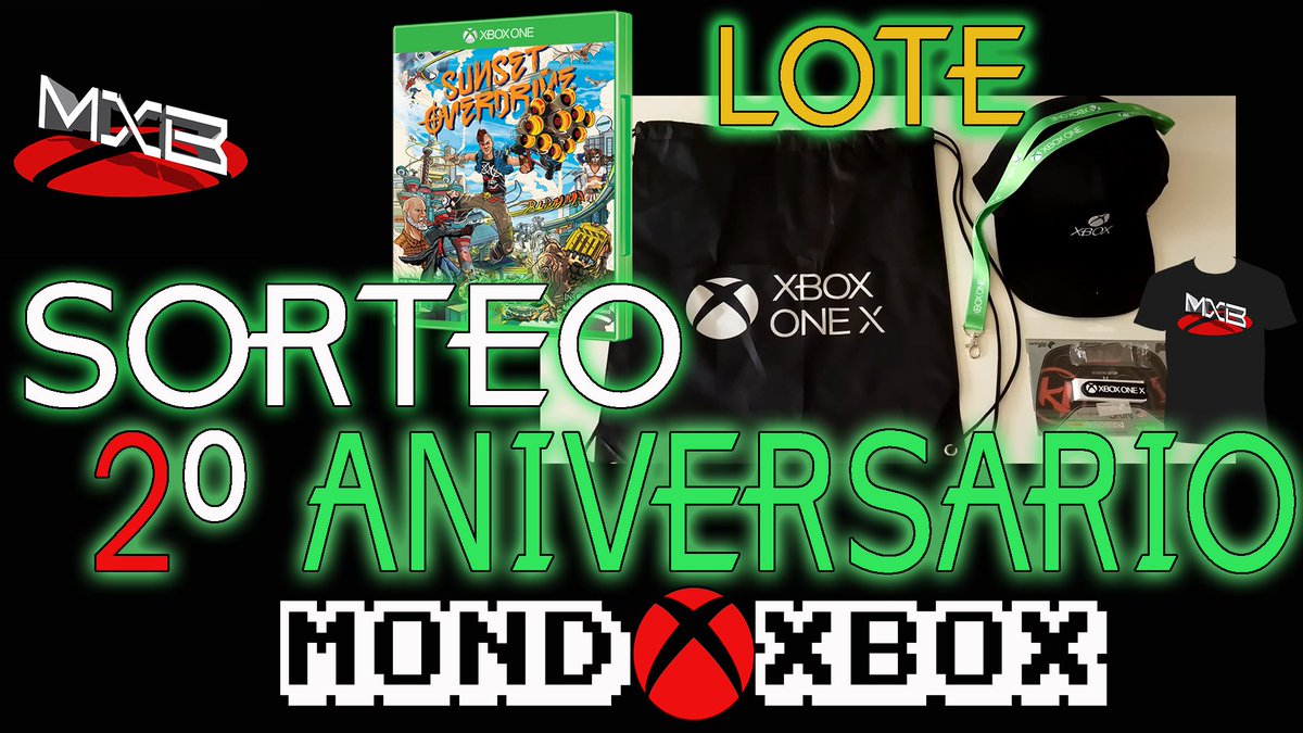 MondoXboxEsp's tweet image. Nuevo sorteo en el canal esta vez con motivo del 2º Aniversario
mondoxbox.es/2018/06/lote-d…