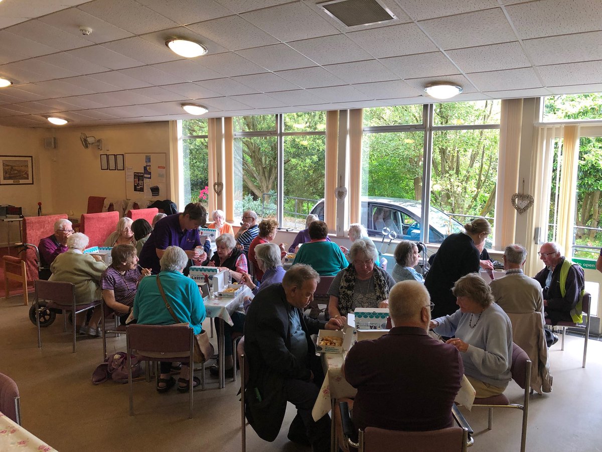 #tbt to delivering fish and chips to Pengarth Day Centre for #nationalfishandchipday