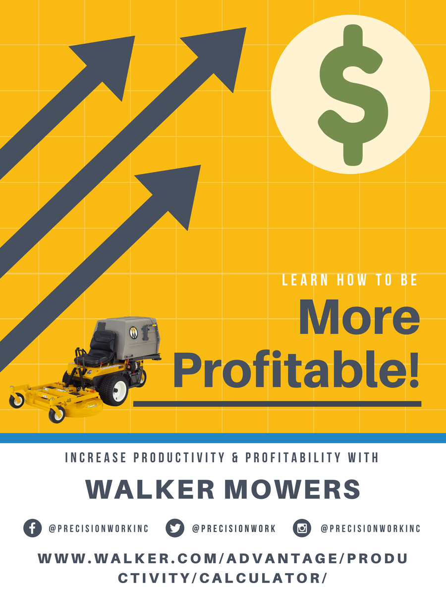 precisionwork's tweet photo. Learn how you can be more productive &amp; more profitable with a Walker Mower! 
https://t.co/tKihy929sG
#frontmount #money #time #powerequipment #landscaping #mowing #mower #walker #whywalker #beautifulcut https://t.co/0EZE4bW2Wc