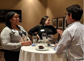 UNCKFAlumni's tweet photo. #TBT to the @UNC @kenanflagler #MBAVeterans career fair in Chicago. Our alums and students got to engage with one another while attending the career fair. Like this post, if you support our veterans! https://t.co/qB9dYqv9aX