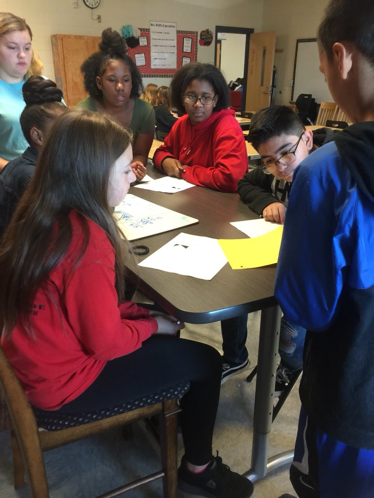 christalpagewol's tweet photo. Collaborative Study Group (CSG) in Mrs. Wolff’s 6th Grade Math Class: Finding the area of an irregular shape.@RAMiddle_RAMS #RAMSInspire #A5instruction #AVIDCSG https://t.co/VwuTQVUua9