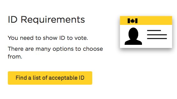 Polls are now OPEN and will remain open until 9PM.

Didn't get your voter information card? 
No worries, you don't need it to vote. 
Find out what you can use instead: elections.on.ca/en.html

#onElxn #TeamRemy #YQG