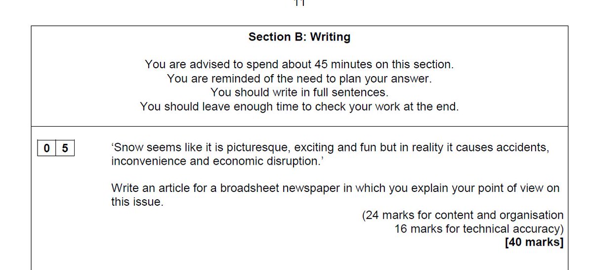 Wrcenglanglit A Twitter Further Examples Of English Language Paper 2 Question 5 Section B Tasks
