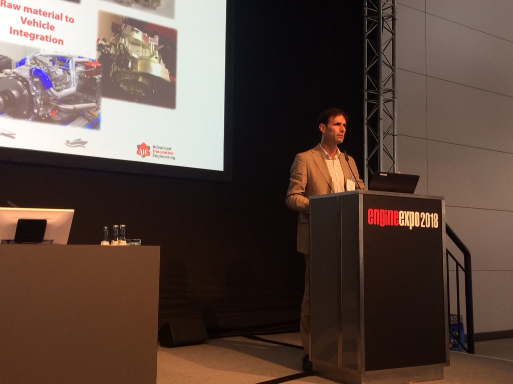 AIE announce groundbreaking Wankel rotary engine technologies for hybrid vehicles at #EngineExpo 2018.