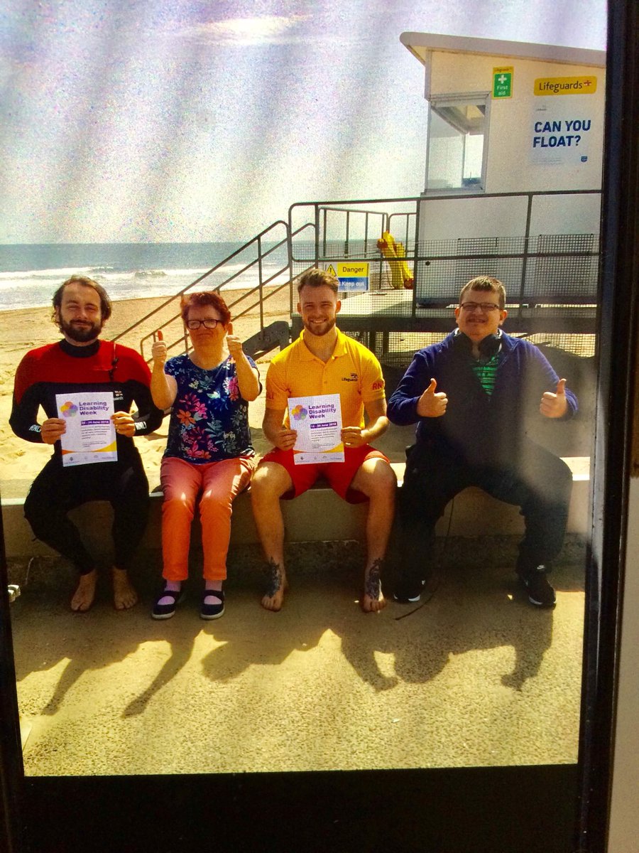 Promoting LD Week with our South Tyneside Lifeguards @STCouncil_News @STyneLeisure @# Raising Awareness# breaking down barriers