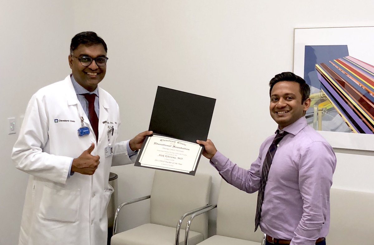 Girish KunapareddyMD (@girishkuna) on Twitter photo Congratulations to <a href="/aakonc/">Alok Khorana, MD</a> for winning the oncology #TeacherOfTheYear award. From the #hematology #oncology #fellows <a href="/CleClinicMD/">Cleveland Clinic MD</a> #CleClinicCancer
<a href="/ClevelandClinic/">Cleveland Clinic</a> Congratulations to <a href="/aakonc/">Alok Khorana, MD</a> for winning the oncology #TeacherOfTheYear award. From the #hematology #oncology #fellows <a href="/CleClinicMD/">Cleveland Clinic MD</a> #CleClinicCancer
<a href="/ClevelandClinic/">Cleveland Clinic</a>