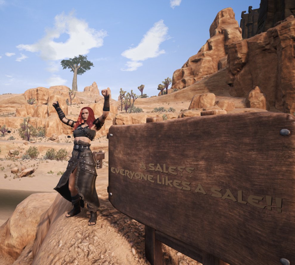ConanExiles's tweet photo. 📯 Hear ye, hear ye! 📯 Conan Exiles is now 40% off on Xbox. Gather your friends and take advantage of this offer until June 17th. The Exiled Lands await your arrival!
https://t.co/vHpvG7IyKL https://t.co/nHMYppqo4F