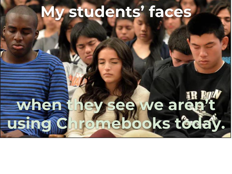 JenniferPinion's tweet photo. Enjoying my summer and reflecting on technology use in the classroom.  Which meme best describes me?  @BH_InstTech  #technology  #techgoals https://t.co/je76yO8Cld