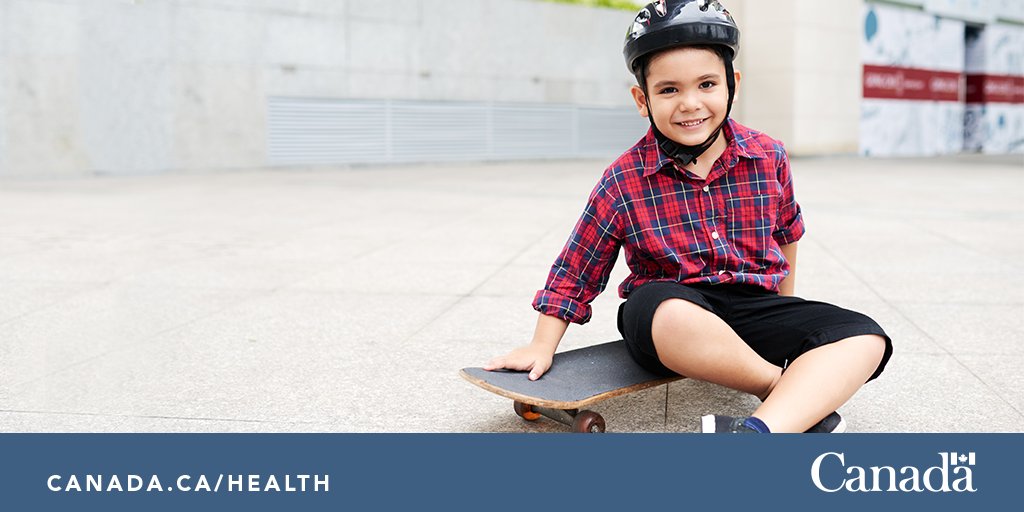 GovCanHealth's tweet image. DYK a child’s skull can fracture on impact at only 7 km/h? Wear helmets when riding. ow.ly/ta0E30koffz 
#SafeKidsWeek