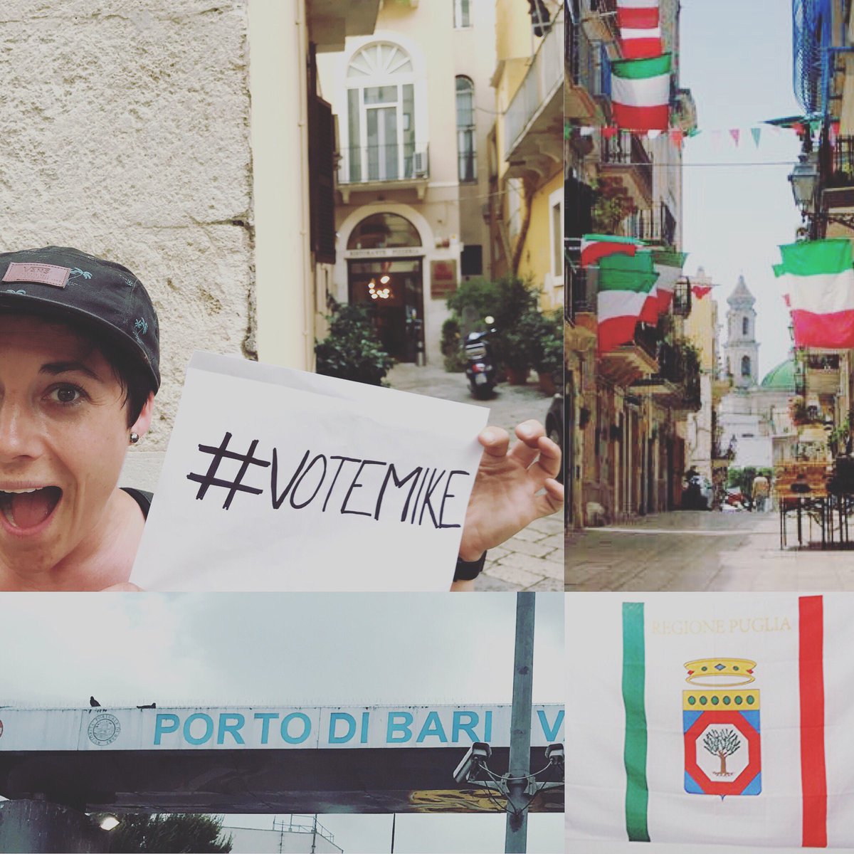 ppnella's tweet photo. Sending @MikeTColle and his team love from the homeland in Puglia!!! Made sure I got my advanced vote in last week! So get out today and #votemike ❤️🇮🇹 https://t.co/TNwPgKZEw7
