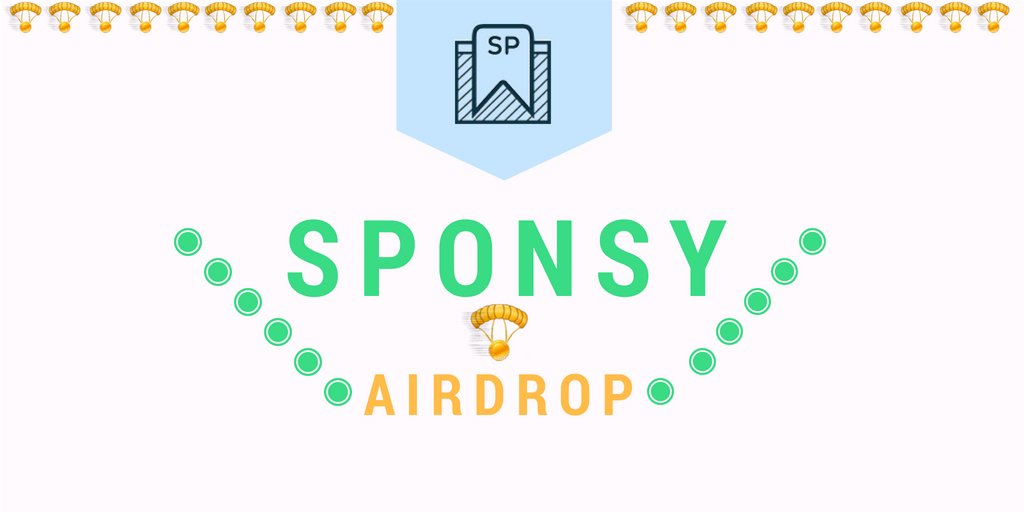 AirdropsP's tweet photo. #Airdrop #Sponsy
🚀 25 #SPONS 💰Earnings 💰
💥 Difficult: Low
💥 Qualification: ⭐️⭐️⭐️⭐️⭐️
💥 Join here 👉https://t.co/zW9hSd7QS2👈
#cryptocurrency free #cryptocurrencynews #AirdropsPremium #crypto #Airdrops #ico #ETH #blockchain #Ethereum @sponsyApp https://t.co/LZ7efzE669