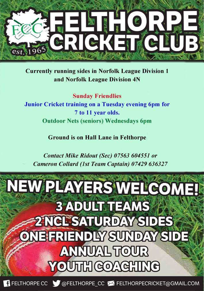 Felthorpe CC tweet media