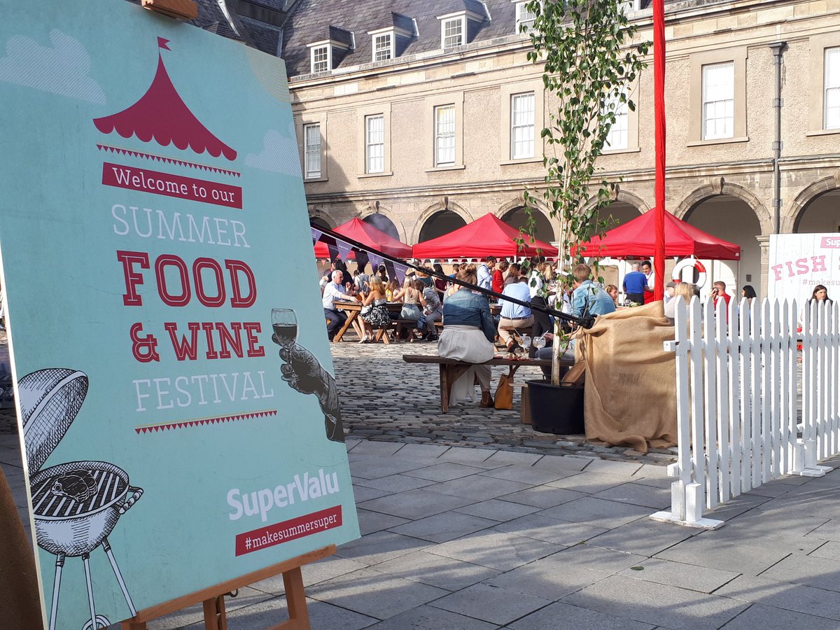 The sun is shining and the BBQ is fired up! We're here at the SuperValu Food and Wine Festival at the Royal Hospital Kilmainham #MakeSummerSuper