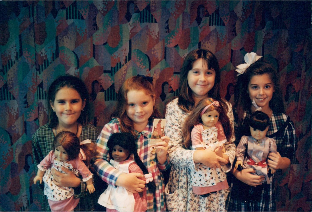accessfreely's tweet photo. Holy 90s! Check out this #tbt of the American Girl Doll Tea in the old Friends Tea Shop at #RichlandLibraryMain. https://t.co/J7AycCtbPW