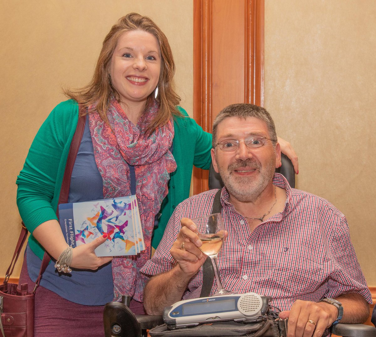 mitchface's tweet photo. "Greystones Scribblers" published a collection of short stories called " First Flight" on #worldmsday . They are a creative writers group made up of PwMS who meet fortnightly. All monies raised for the #MScarecentre rathgar. @MSIRELAND https://t.co/kkalTa9U4F