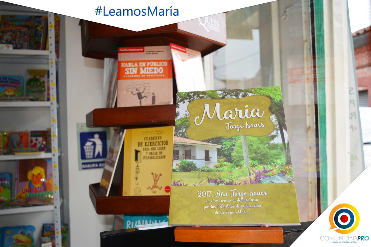OngComunidadPRO's tweet photo. ¿Quieres leer el #LibroMaría? En Tuluá, tenemos distribuidor autorizado en la #LibreríaMenteAbierta https://t.co/xc2hwFQq2Y
