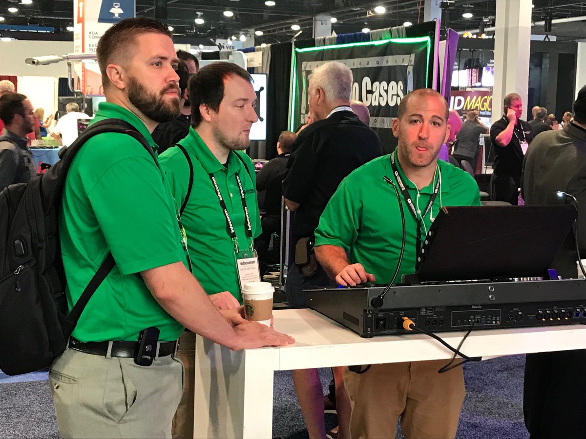 CTIAV's tweet image. Our Event Solutions guys are really loving the @Asteraofficial booth lighting displays! #avlighting #audiovisual @InfoComm #infocomm18 #avrental #liveevents #eventsolutions