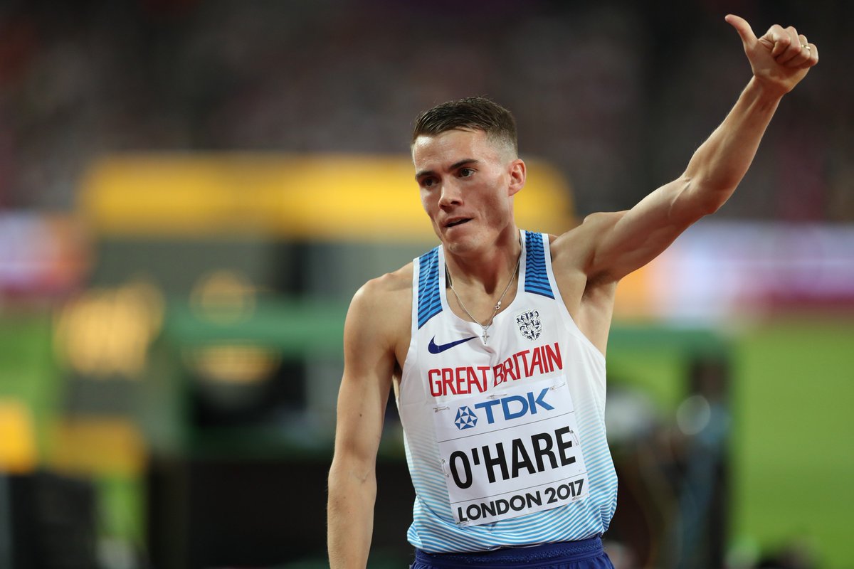 BritAthletics's tweet photo. 🇬🇧 rule the men's 1500m at the Bislett Games for the 2⃣ year running!

What a great finish from @chrisohare1500 Tactically astute and holds off two for victory in 3:35.96 🙌👏

Show us your thumbs! 👍👍 https://t.co/3VLCo0p6vI