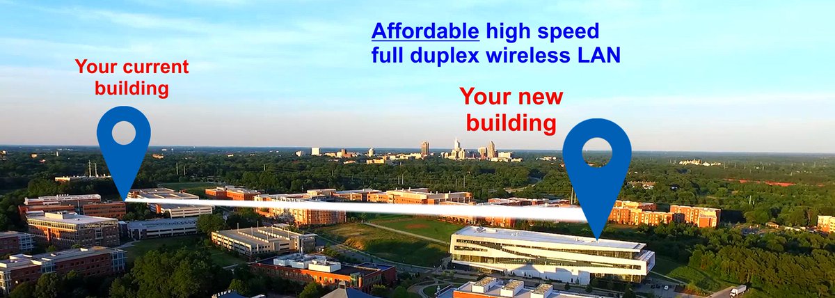 LightPointeCom's tweet photo. LightPointe has new Upper 60 GHz Ultra Low Latency (ULL) radios conforming to new FCC 64 to 71 GHz unlicensed band. Upper 60 GHz enables longer distances. #60GHz #radios #ULL #UltraLowLatency #HighSpeedTrading #10Gig #10Gbps #80GHz Faster than #Bridgewave #Siklu #Ignitenet #NEC https://t.co/DdkvnsmGdY