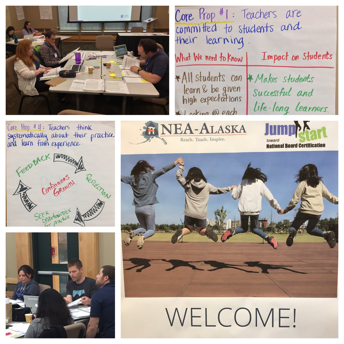 tleebiv's tweet photo. NEA-AK Jump Start underway in Anchorage with an amazing group of educators! @NEAAlaska #NEAJumpStart https://t.co/k9ZzQl8z1B