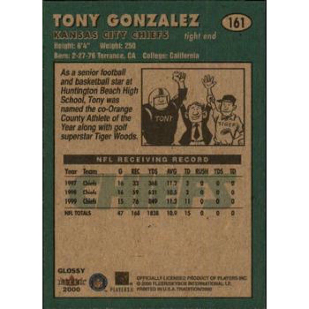 TonyGonzalez88's tweet photo. I remember thinking 🤔 I have to share this honor with a...golfer...and his name is Tiger? Lol! Not bad for some boys from the OC. #tbt #throwbackthursday https://t.co/jOnFEwTvDn