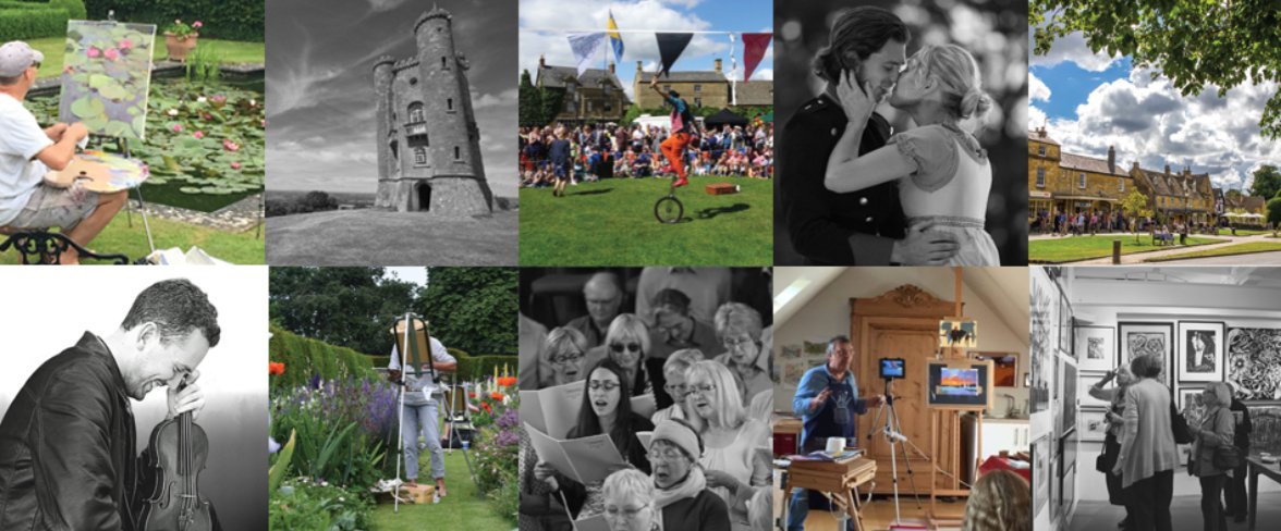 Broadway Arts Festival 2018 Fri 8 to Sun 17 June ~varied schedule of events including celebrity talks, workshops, demonstrations, exhibitions, music, &amp; theatre, for all ages to inspire, encourage &amp; entertain anyone with an interest in the arts. Tickets broadwayartsfestival.com