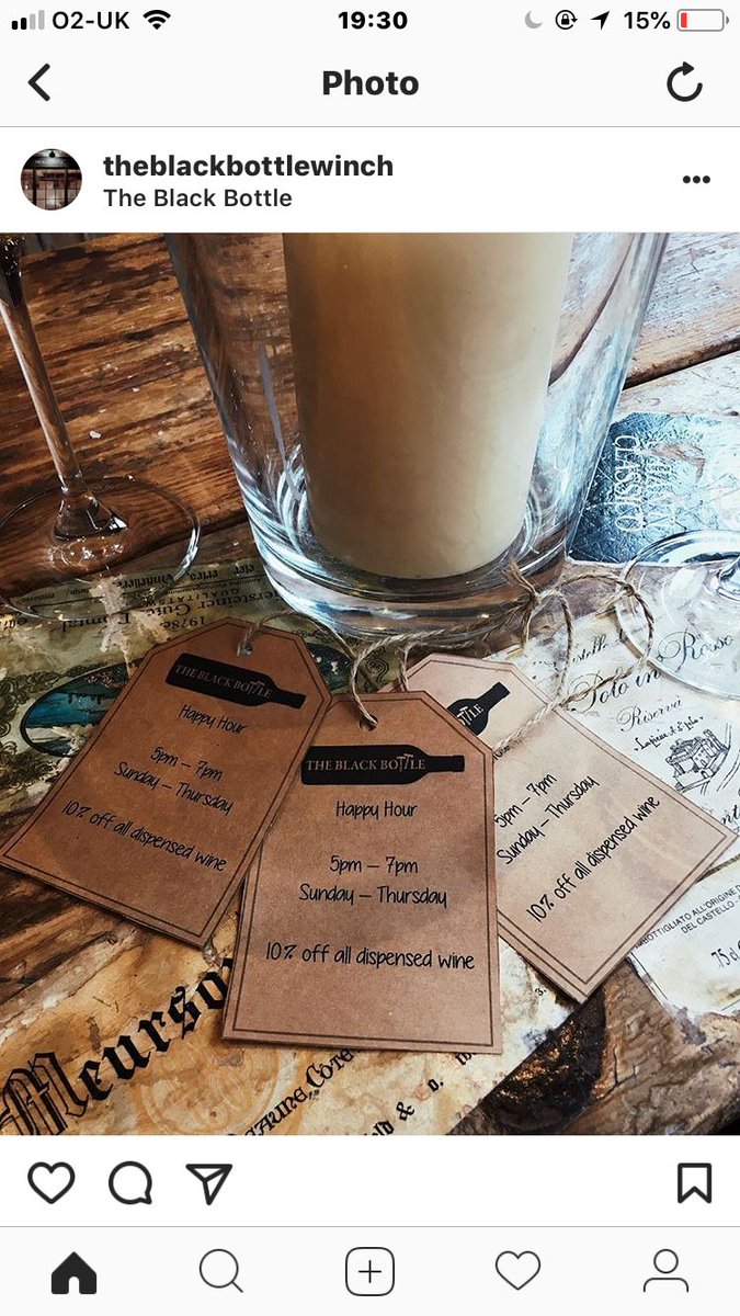 Its happy hour!
Come on down