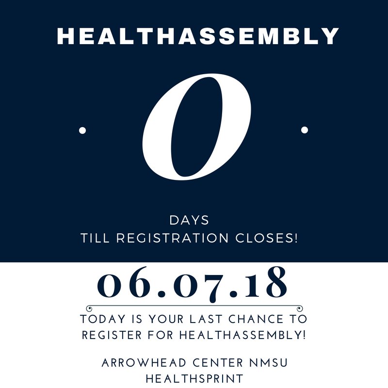 ATI_Arrowhead's tweet photo. Today is the last day to register for #HealthAssembly! Do it now before it's too late!
Register at https://t.co/TuQqdJ93Ww 
#HealthSprint #ArrowheadCenter #HealthTech https://t.co/Y7H5rLnzmw