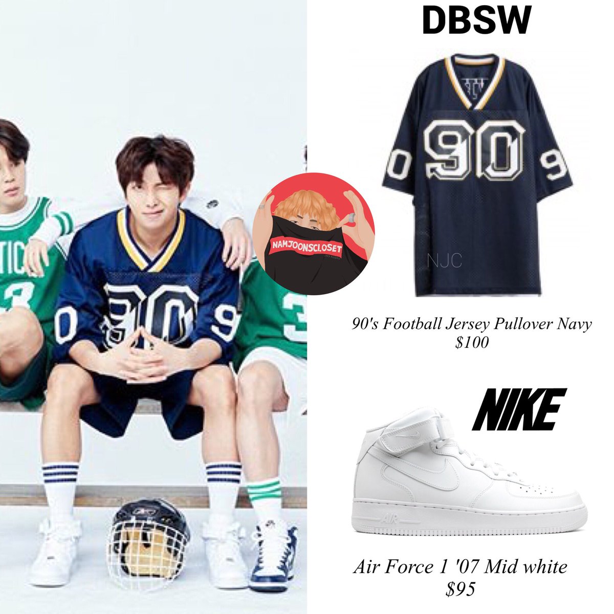 bts wearing air force 1