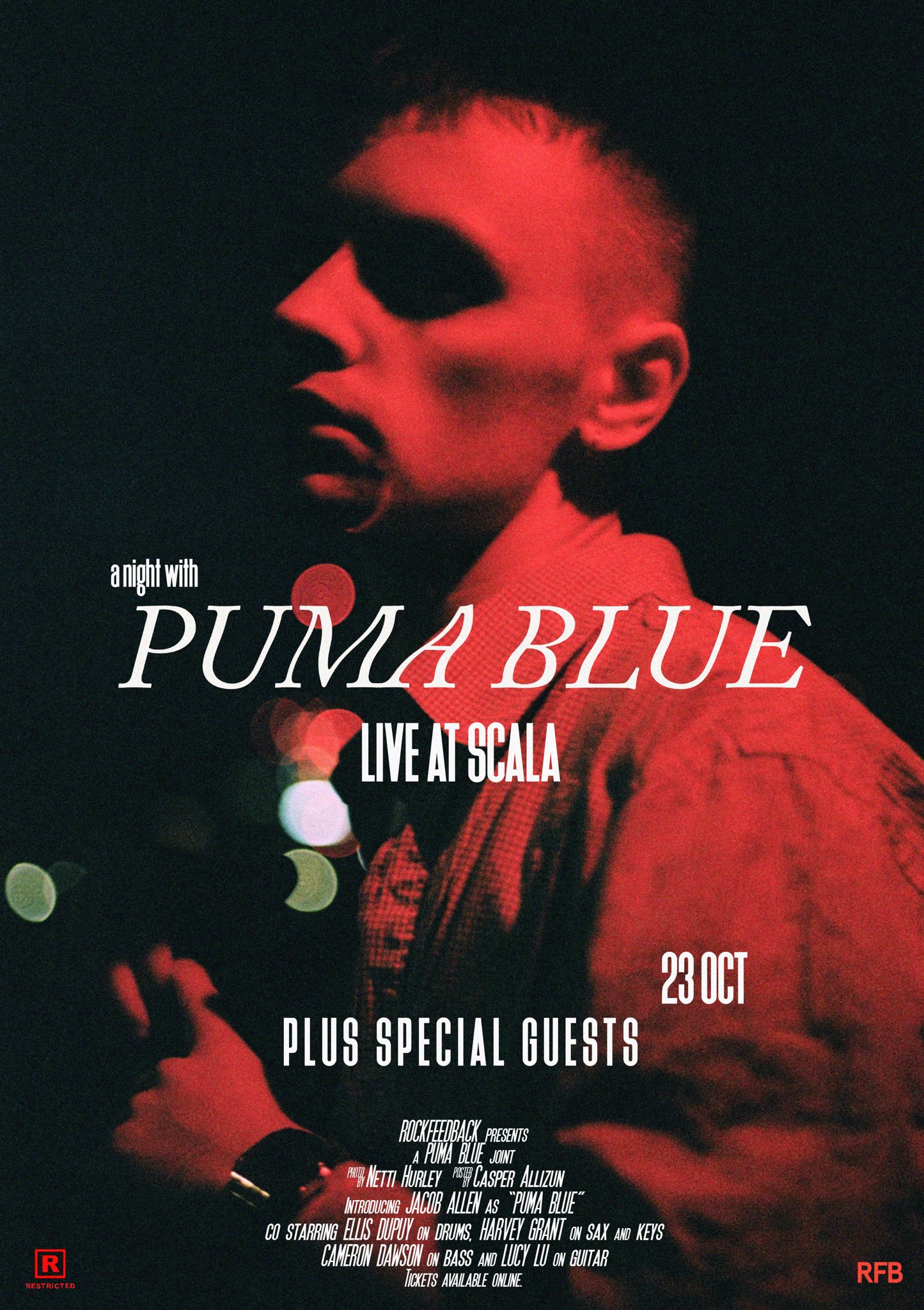 Puma Blue al Twitter: "coming soon to a venue near you... very excited to  play this show, seems surreal to have a date booked in such a burly venue  come share the