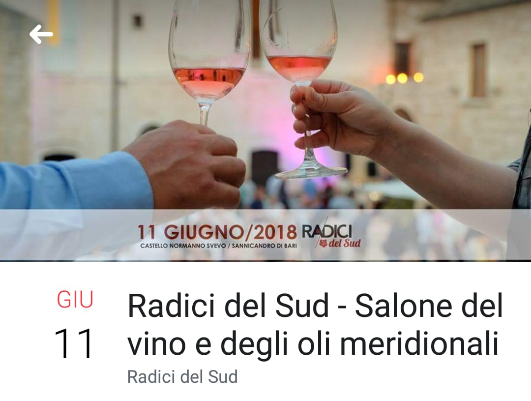 Vi aspettiamo! #RadicidelSud #AlberiinPiano #AglianicodelVulturedoc #SannicandrodiBari