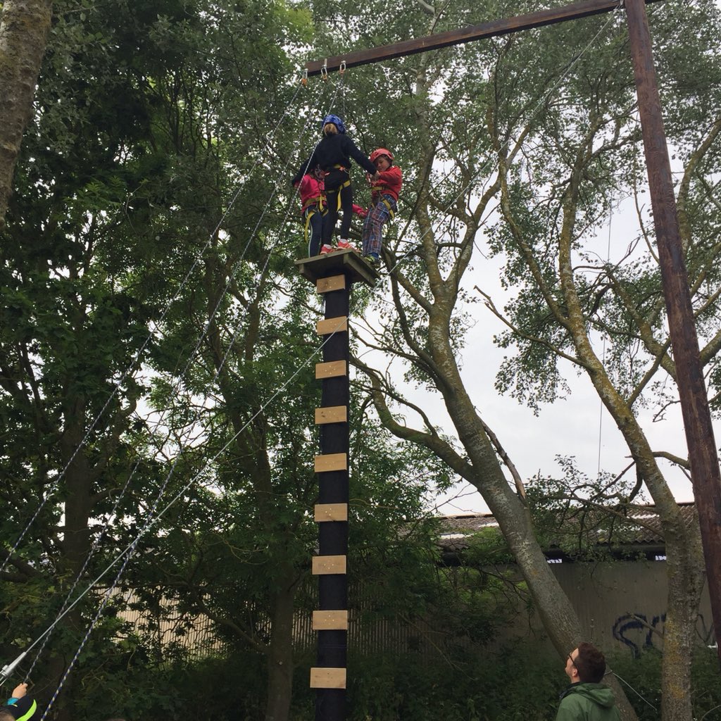 IpswichPrepSch's tweet photo. Great new high ropes course @birchhall Excellent teamwork and trust building activity. https://t.co/uAEHOsEHT3