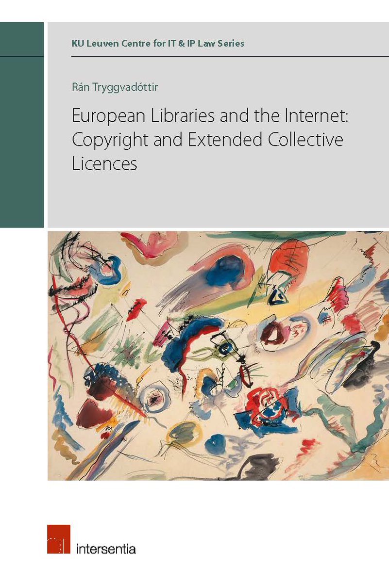 Now available to pre-order: 'European Libraries and the Internet: Copyright and Extended Collective Licences' (intersentia.com/en/european-li…) examines libraries’ online use of in-copyright works from their collections and how such use is affected by copyright. #BIALL2018