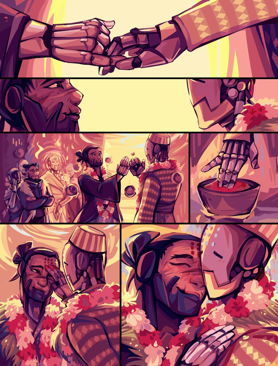 My full comic for @GenyattaZine! Pre-orders are open until June 21st~

A certain someone isn't quite told why the rush to go visit Nepal... babey guess what It's Wedding Time 