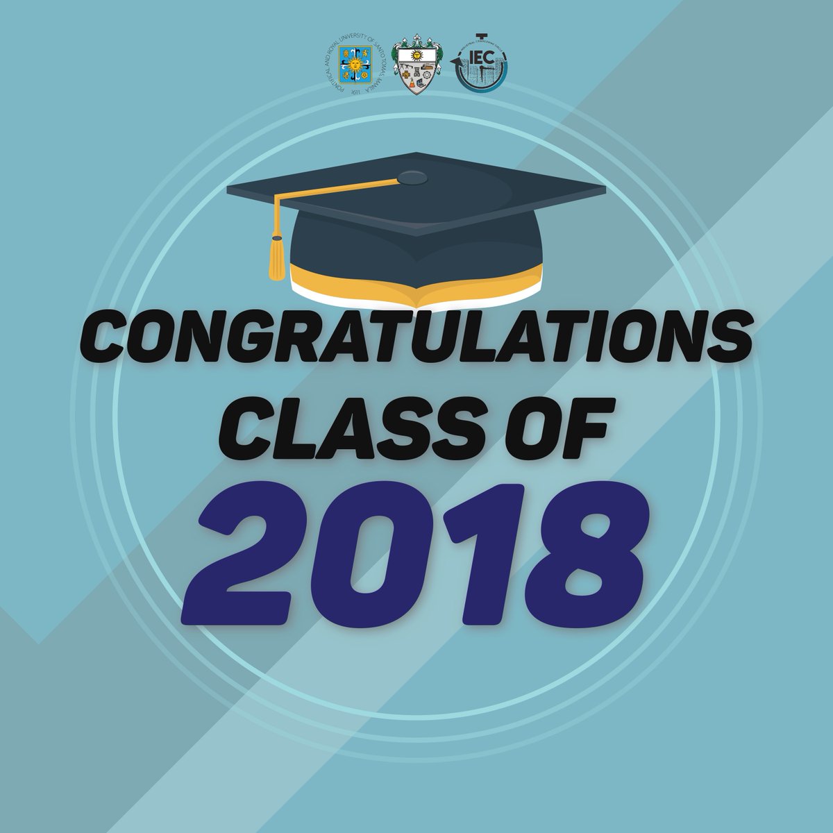 UST_IEC's tweet photo. Congratulations Graduates of Class 2018!
May many doors of different opportunities open as you start your new adventure. We wish you all the best and luck in your future endeavors!
Your IE Family is proud of you! π
#IEPride
#OneIEFamily https://t.co/MlaLCyTuNY