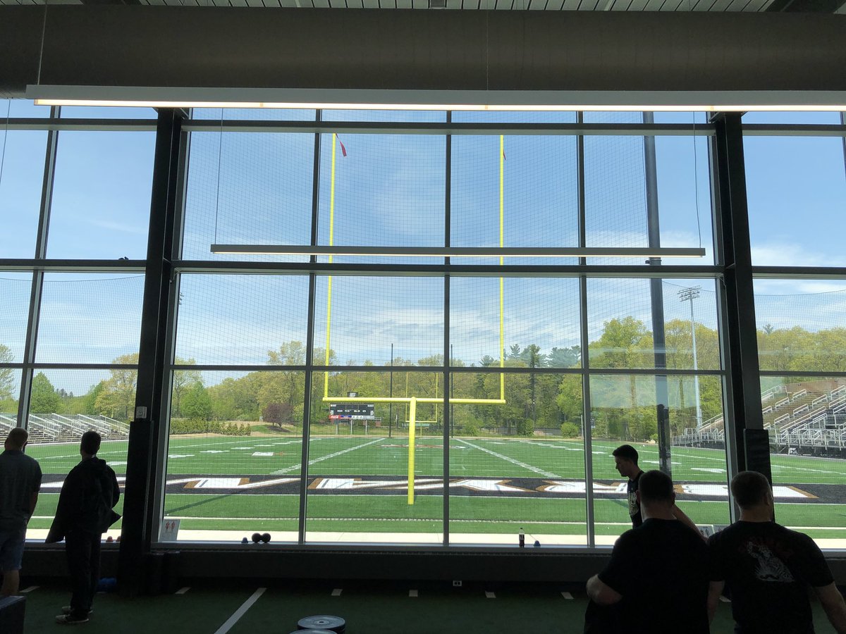 CoachVBisonHC's tweet photo. Just about a week away from #playingfast in Smithfield. Come showcase your skills while we showcase our unbelievable facilities and beautiful campus. Great FCS facilites! You will MAX out w/ @BryantUFootball @BryantUniv https://t.co/rV27dutP3T