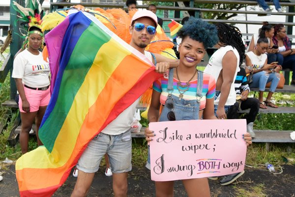 ArcusLGBTQ's tweet photo. The image below is from Guyana's first Pride parade that took place on June 2. As #PrideMonth takes off, pride events around the globe are taking place and highlighting progress and challenges for the #LGBT community. V @WashBlade. https://t.co/Yja27jTtHp https://t.co/MX9mDWbQFE