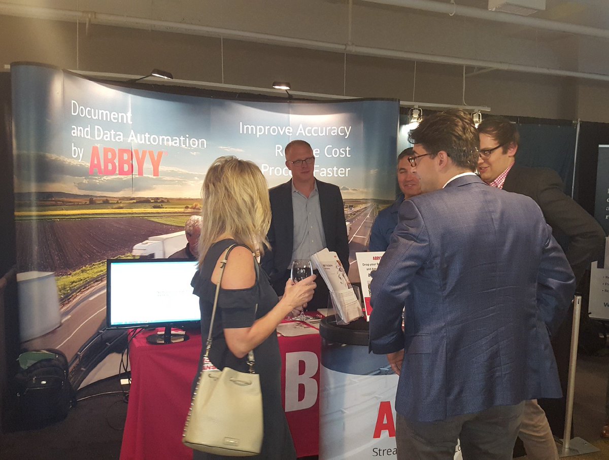 ABBYY_USA's tweet photo. Don't forget to stop by booth #14 at the 3PL show today to speak to one of our industry experts about document and data automation! #SCSUS18 #SupplyChain #Logistics https://t.co/omtzzXSdoa