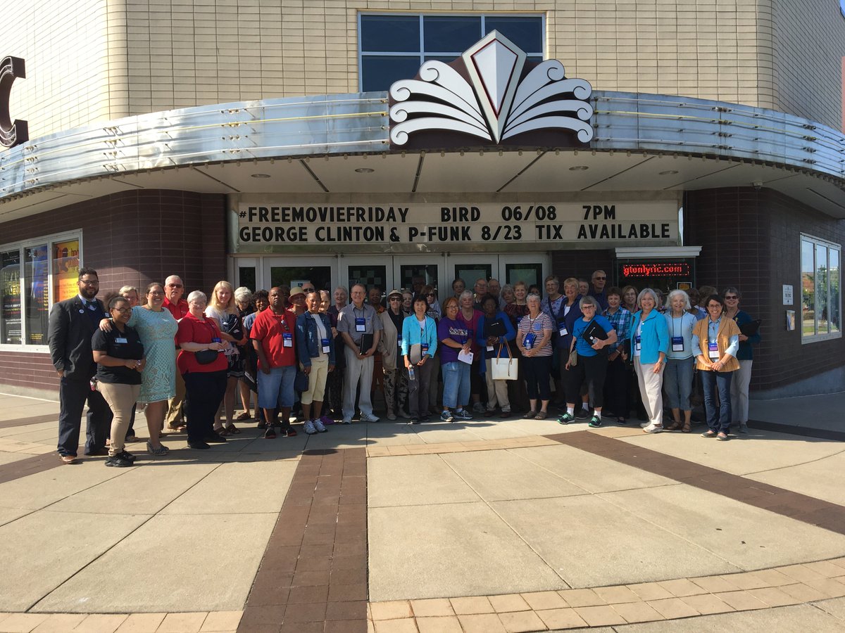 historiclyric's tweet photo. We had an absolute blast today with a special tour group from Lexington Senior Center​. They were able to learn more about the history of the Lyric Theatre and the special events &amp; programs we will be featuring. #myLyric #LyricEvents #Lexington #History https://t.co/7Nbn3Fx9Rd