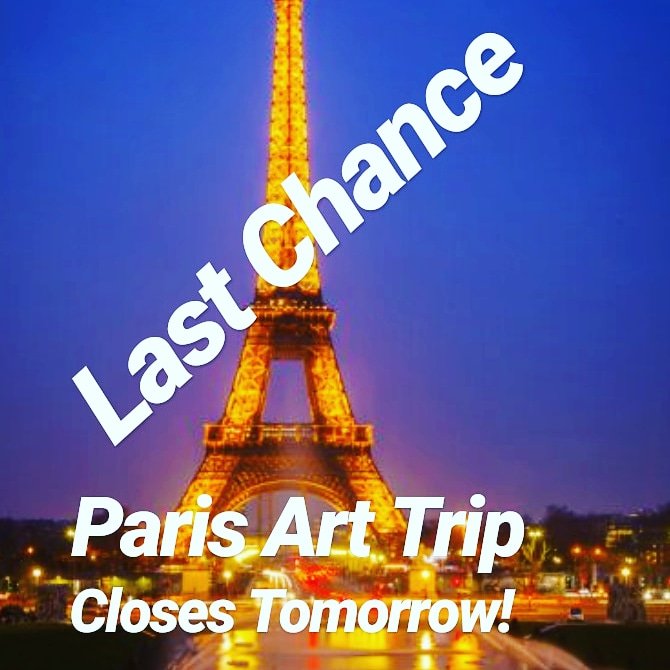 BryntirionART's tweet photo. Last Chance to Get a space on our Art Trip to Paris... Bookings Close Tomorrow! #DontMissOut #Culture, #Disney #TeamArt https://t.co/IOYeEXpl43